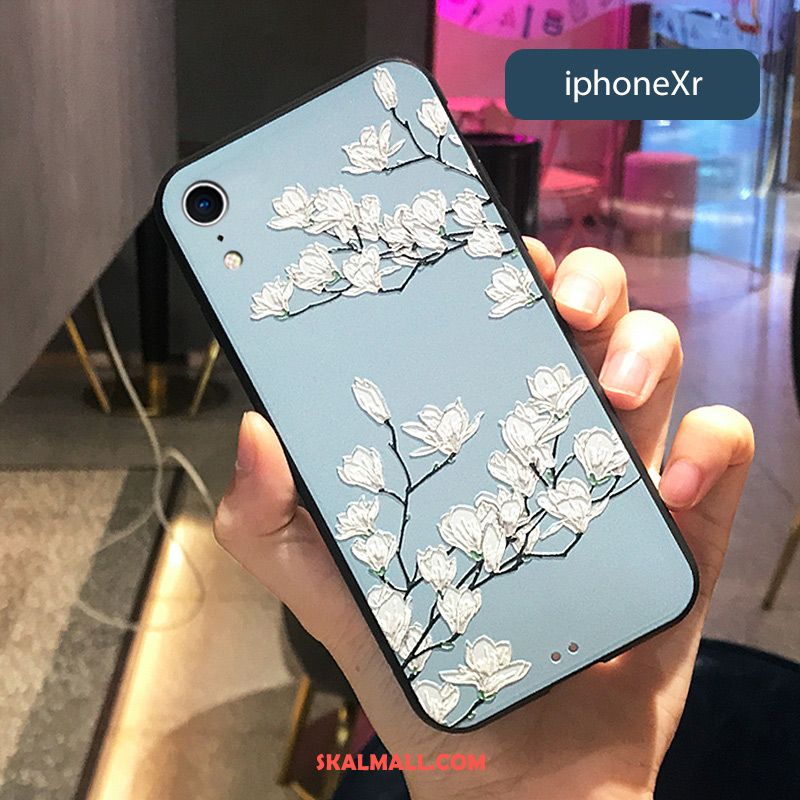 iPhone Xr Skal Konst All Inclusive Retro Grön Blommor Fodral På Nätet