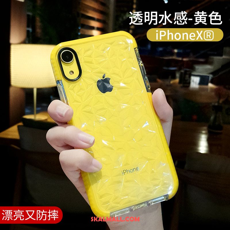 iPhone Xr Skal Slim Orange Mjuk Transparent Mobil Telefon Billigt