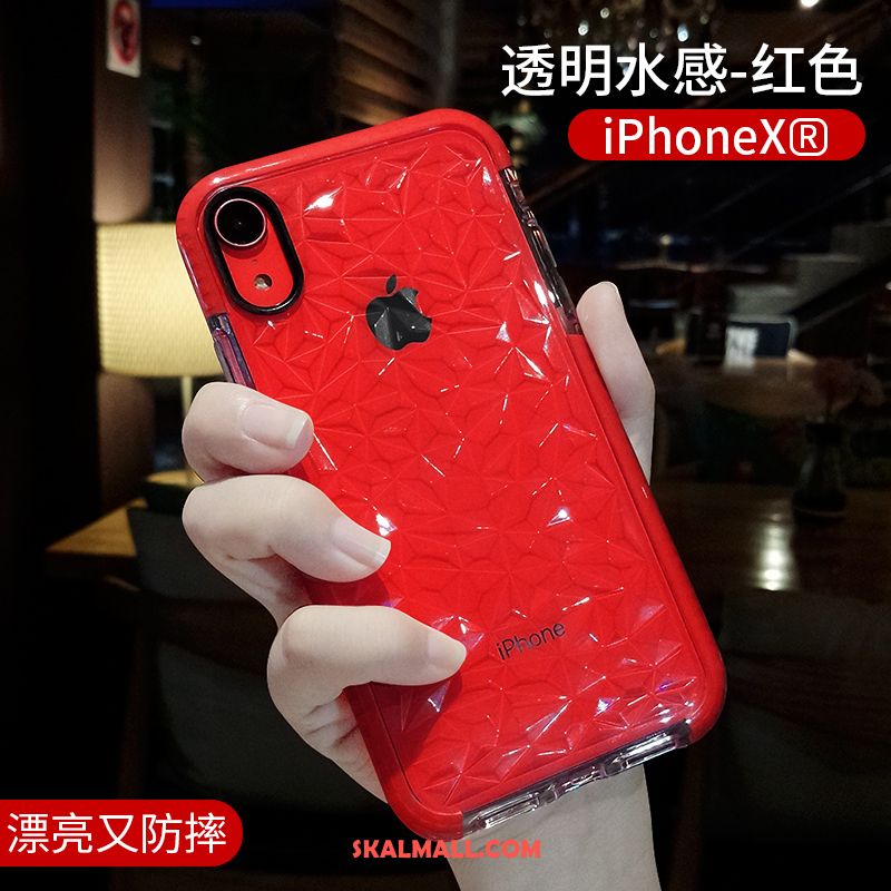 iPhone Xr Skal Slim Orange Mjuk Transparent Mobil Telefon Billigt