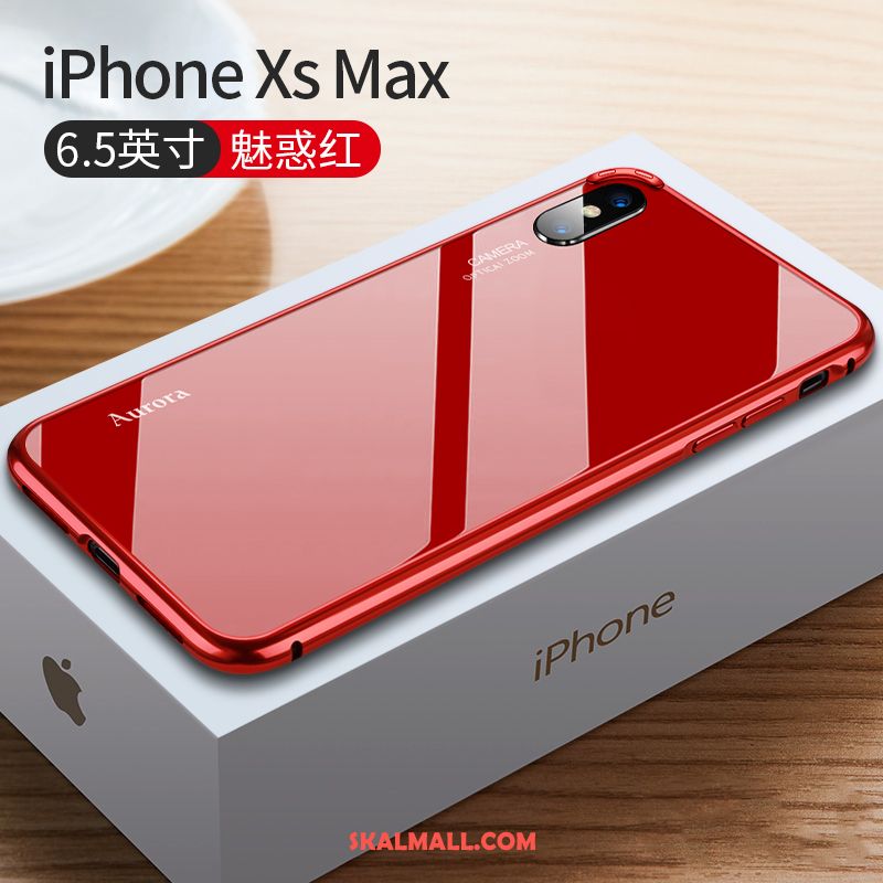 iPhone Xs Max Skal All Inclusive Slim Fallskydd Röd Net Red Online