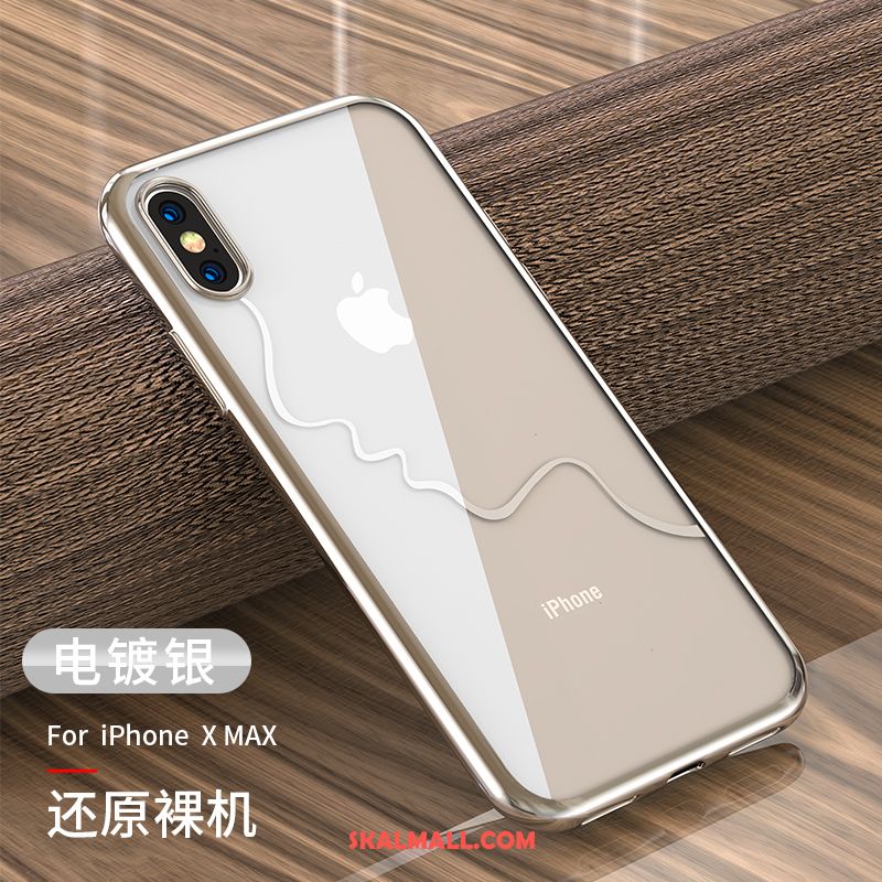 iPhone Xs Max Skal All Inclusive Transparent Silikon Mobil Telefon Mjuk Fodral Billigt