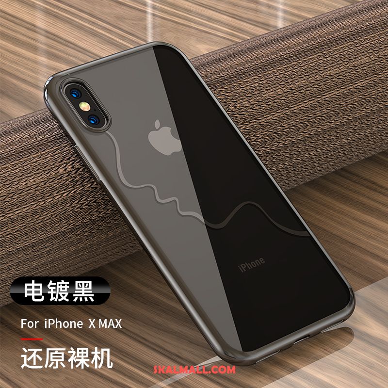 iPhone Xs Max Skal All Inclusive Transparent Silikon Mobil Telefon Mjuk Fodral Billigt