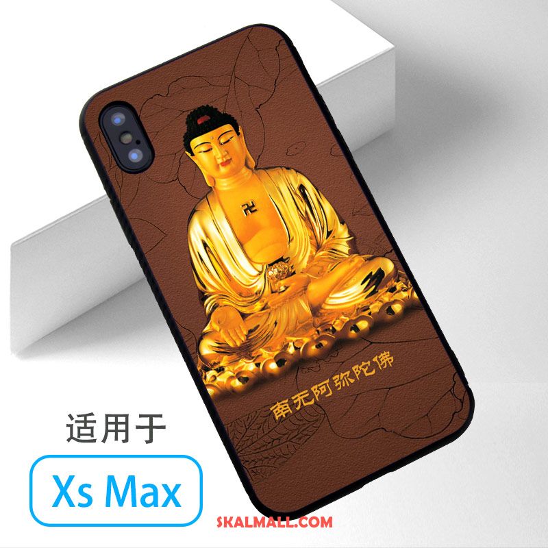 iPhone Xs Max Skal Buddhism Mobil Telefon Blå Online