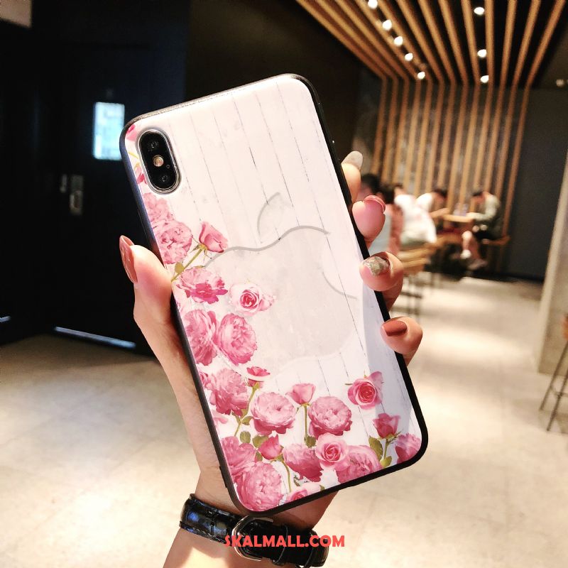 iPhone Xs Max Skal Fallskydd Ny Mjuk Mobil Telefon Rosa Billig