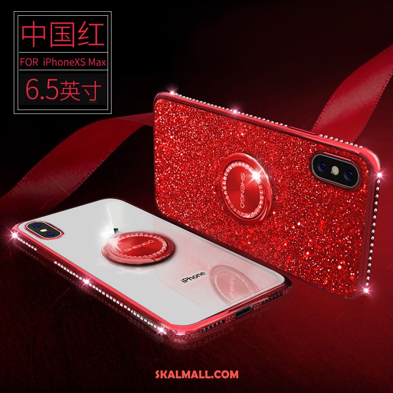 iPhone Xs Max Skal Fallskydd Ny Mobil Telefon All Inclusive Net Red Fodral Billiga