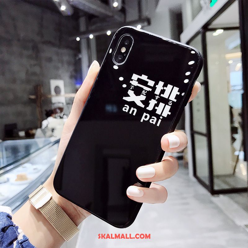 iPhone Xs Max Skal Kreativa Trend Mobil Telefon Glas Personlighet Fodral Billigt