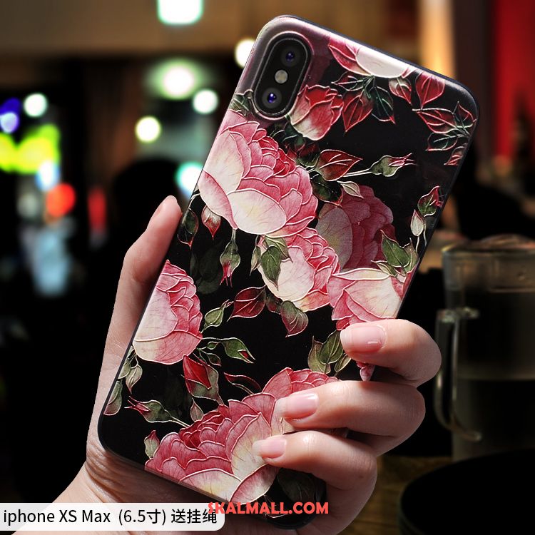 iPhone Xs Max Skal Mobil Telefon Skydd All Inclusive Silikon Net Red Köpa