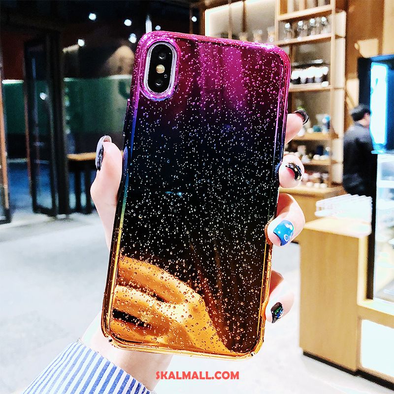 iPhone Xs Max Skal Ny Gradient Plating Skydd Personlighet Billigt