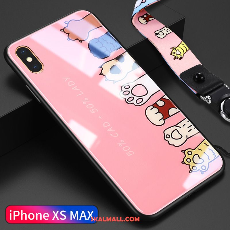 iPhone Xs Max Skal Personlighet Trend Varumärke Fallskydd Kreativa Rosa Köpa