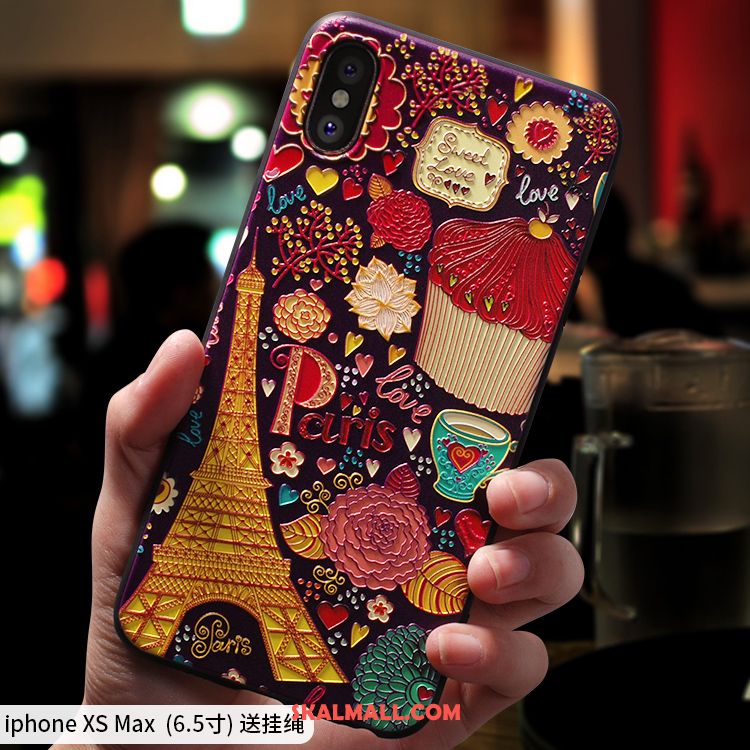 iPhone Xs Max Skal Tecknat Personlighet Ny All Inclusive Fallskydd Butik