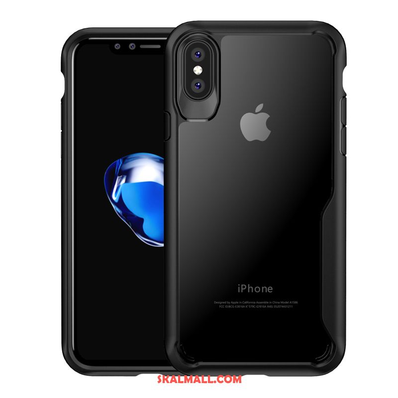 iPhone Xs Max Skal Trend Varumärke Ny Fallskydd Transparent Silikon Billigt