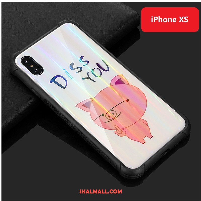 iPhone Xs Skal All Inclusive Mobil Telefon Fallskydd Vit Tecknat Fodral Rea