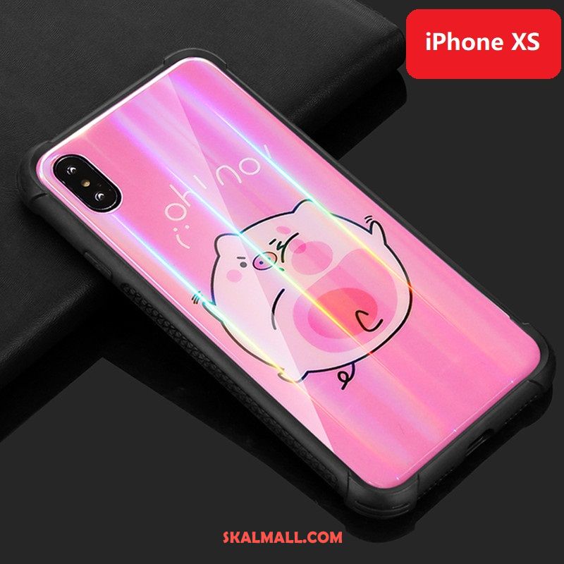 iPhone Xs Skal All Inclusive Mobil Telefon Fallskydd Vit Tecknat Fodral Rea