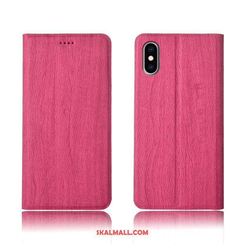 iPhone Xs Skal Kreativa Personlighet Rosa Fallskydd Tree Billigt