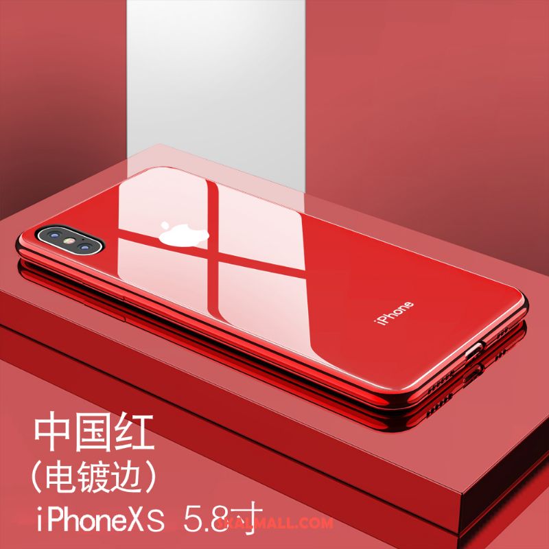 iPhone Xs Skal Ny Fallskydd Trend Varumärke Silikon Net Red Fodral Rea
