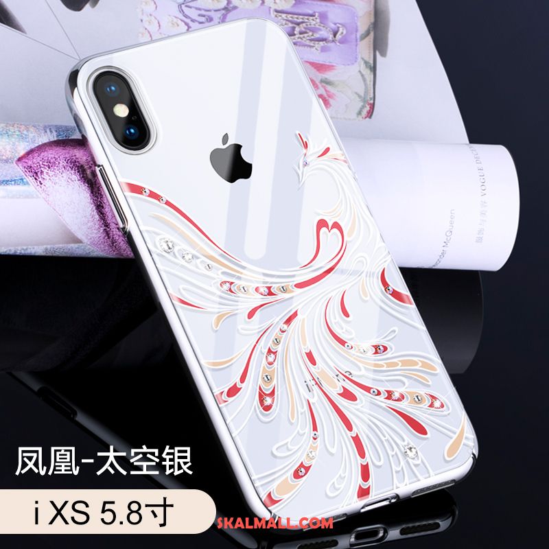 iPhone Xs Skal Par Plating Transparent Mobil Telefon Lyxiga Fodral Rabatt