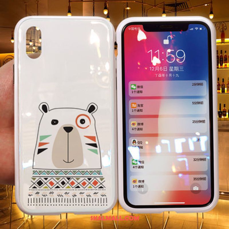 iPhone Xs Skal Tecknat Transparent Ny Gul Magnetic Fodral Online