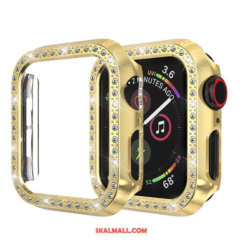 Apple Watch Series 2 Skal Skydd Guld Med Strass Fallskydd Billigt