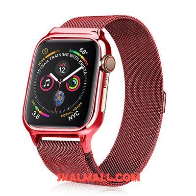 Apple Watch Series 3 Skal All Inclusive Metall Röd Skydd Ny På Nätet