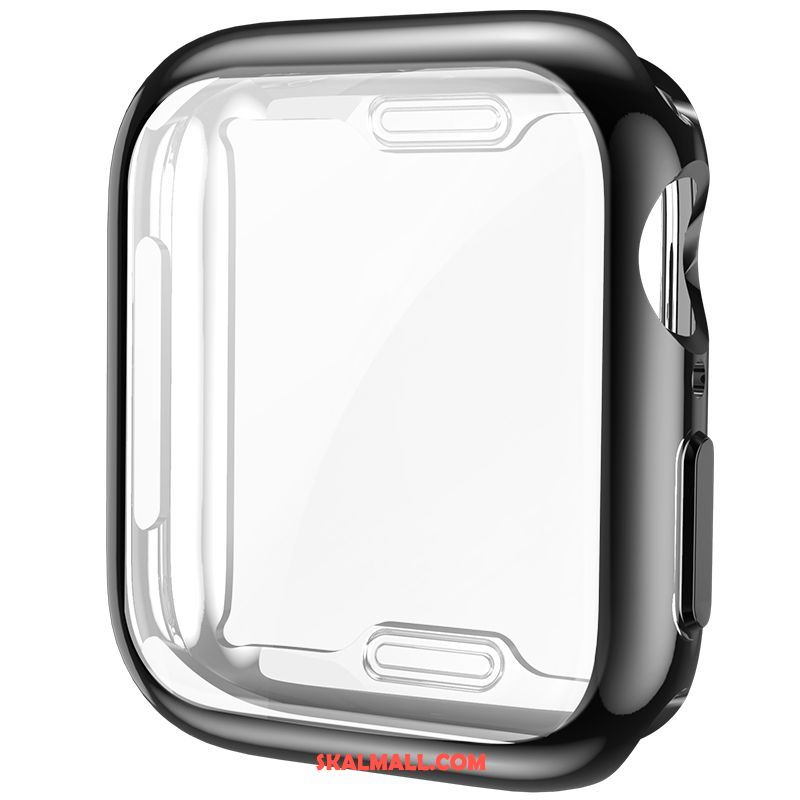 Apple Watch Series 4 Skal Plating Svart Skydd Mjuk All Inclusive Online