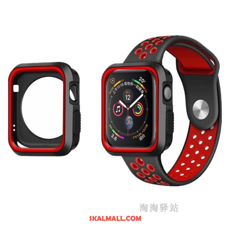 Apple Watch Series 5 Skal Mjuk Andningsbar Fallskydd Silikon Sport Fodral Billig