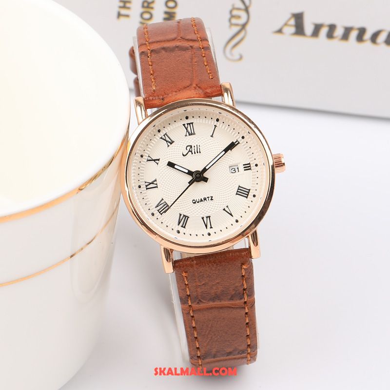 Armbandsur Dam Par Casual Enkel Kvinna Kalender Billigt