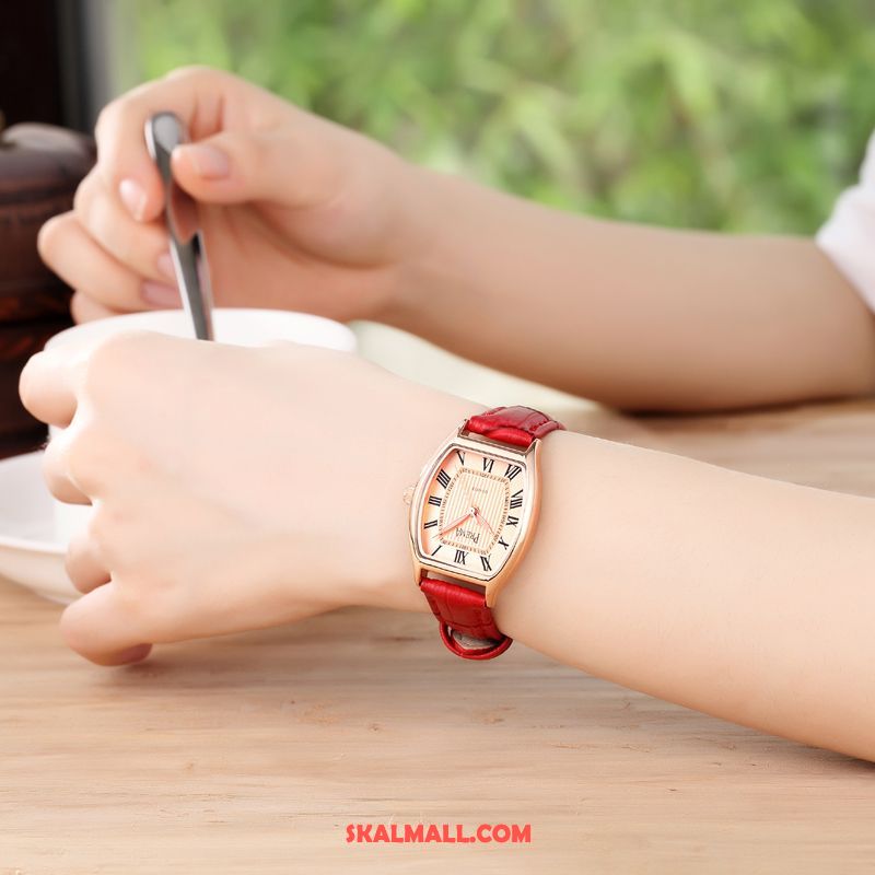 Armbandsur Dam Trend Bälte Kvinna Rektangel 2018 Rea