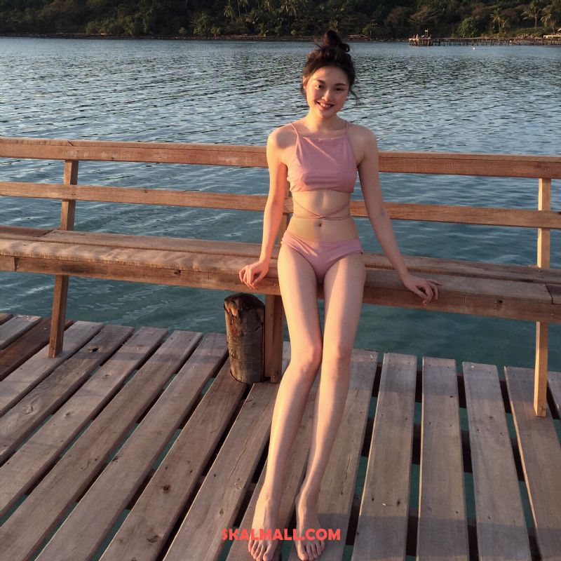 Bikini Dam Stor Sexig Kvinna Baddräkt Liten Bröstkorg Billiga