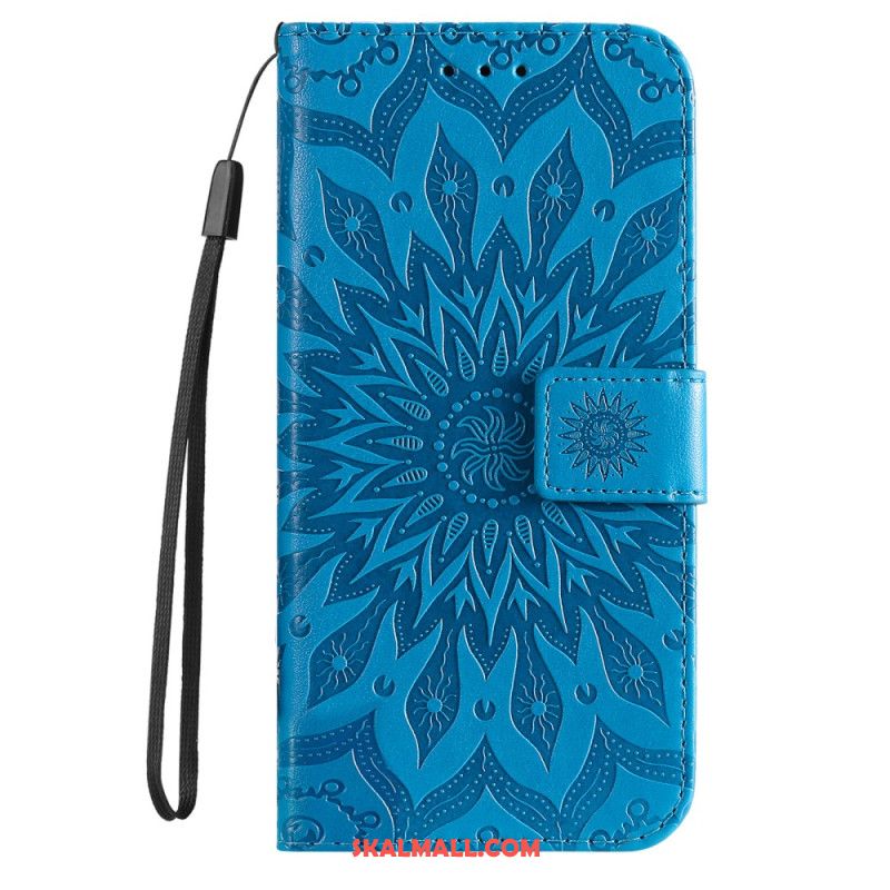Fodral För Samsung Galaxy S24 5g Superb Mandala Med Rem