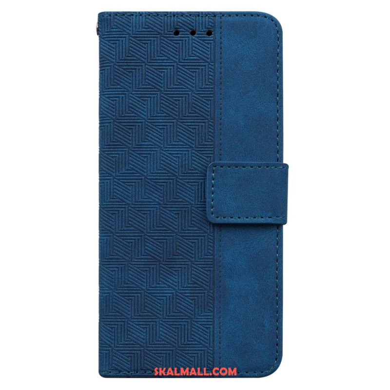 Fodral För iPhone 16 Strappy Vävt Mönster