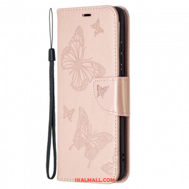 Fodral Huawei P50 Pro Folio-fodral Fjärilar Och Oblique Flap