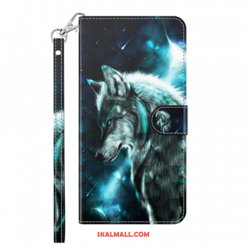 Fodral OnePlus 10 Pro 5G Med Kedjar Lanyard Wolf