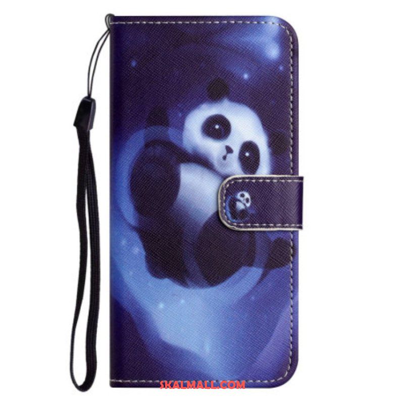 Fodral OnePlus 10T 5G Med Kedjar Strappy Space Panda