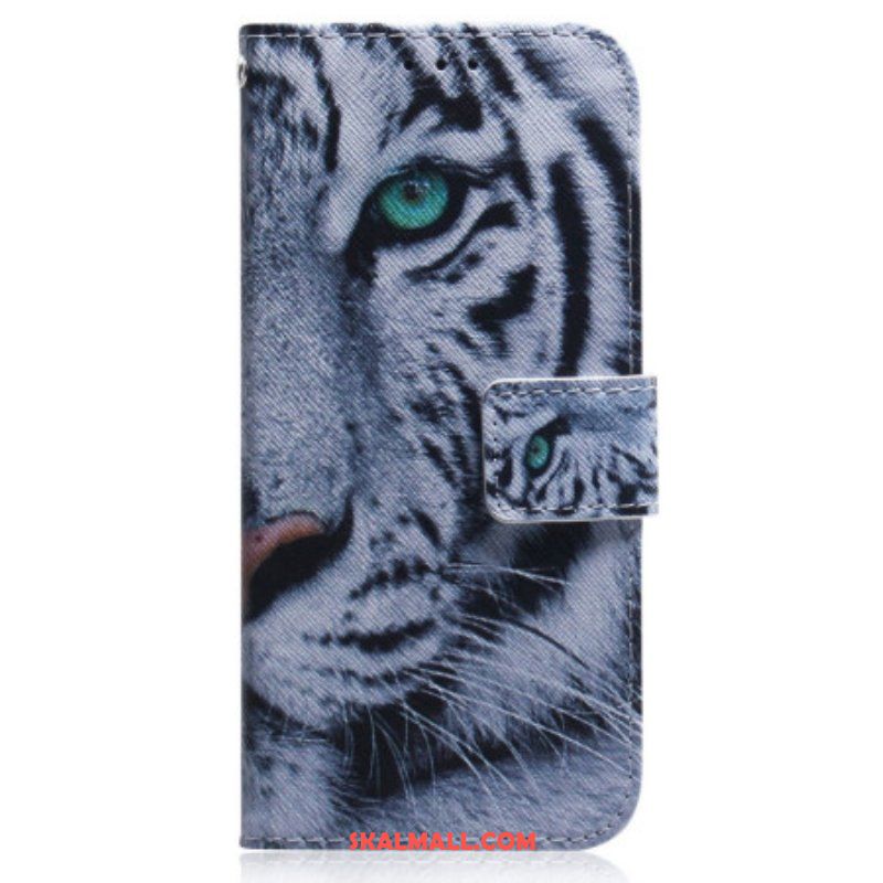 Fodral OnePlus Nord 2T 5G Med Kedjar Strappy White Tiger