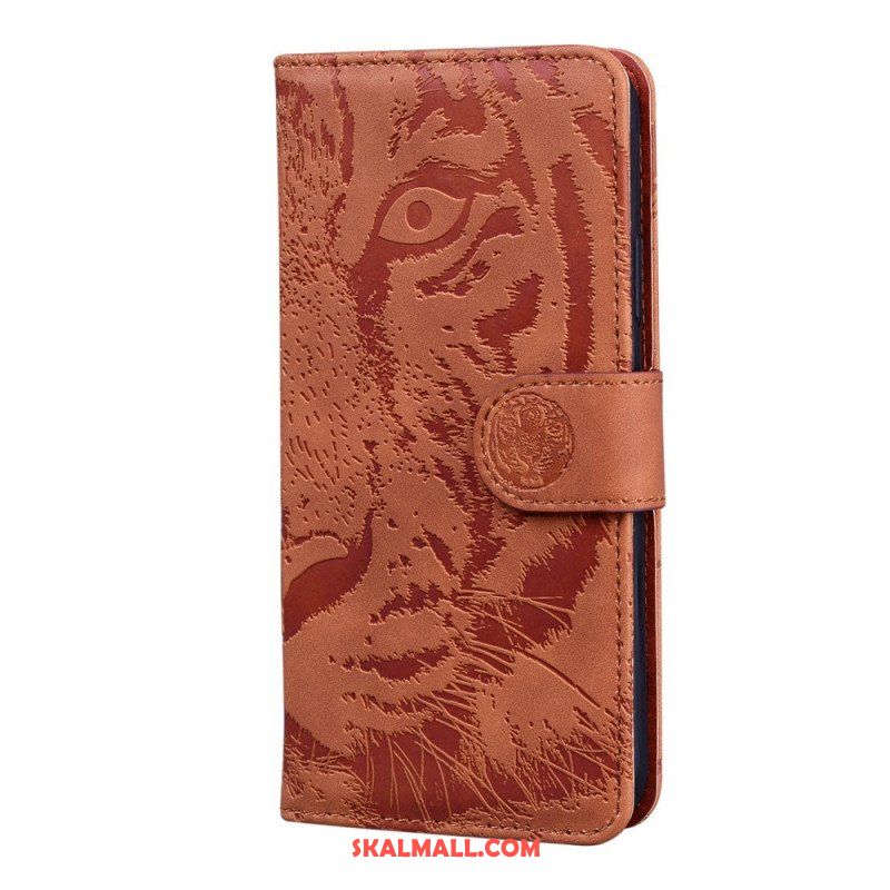 Fodral Oppo A74 4G Tiger Face Print