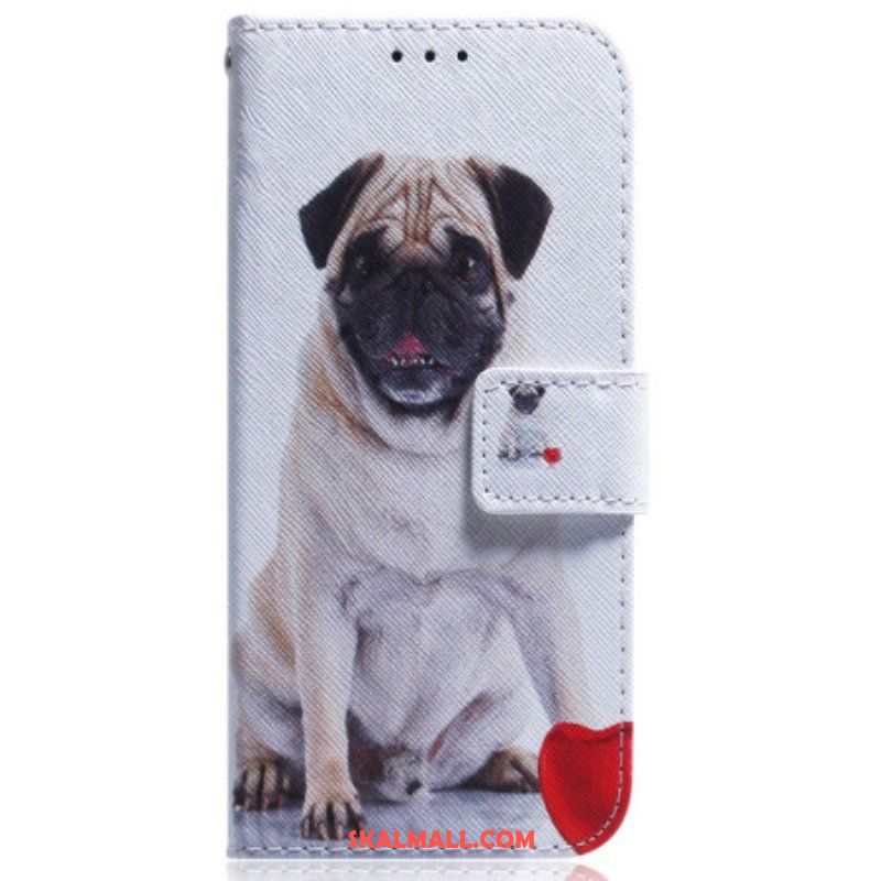 Fodral Oppo Reno 8 Pro Med Kedjar Pretty Pug In Strap