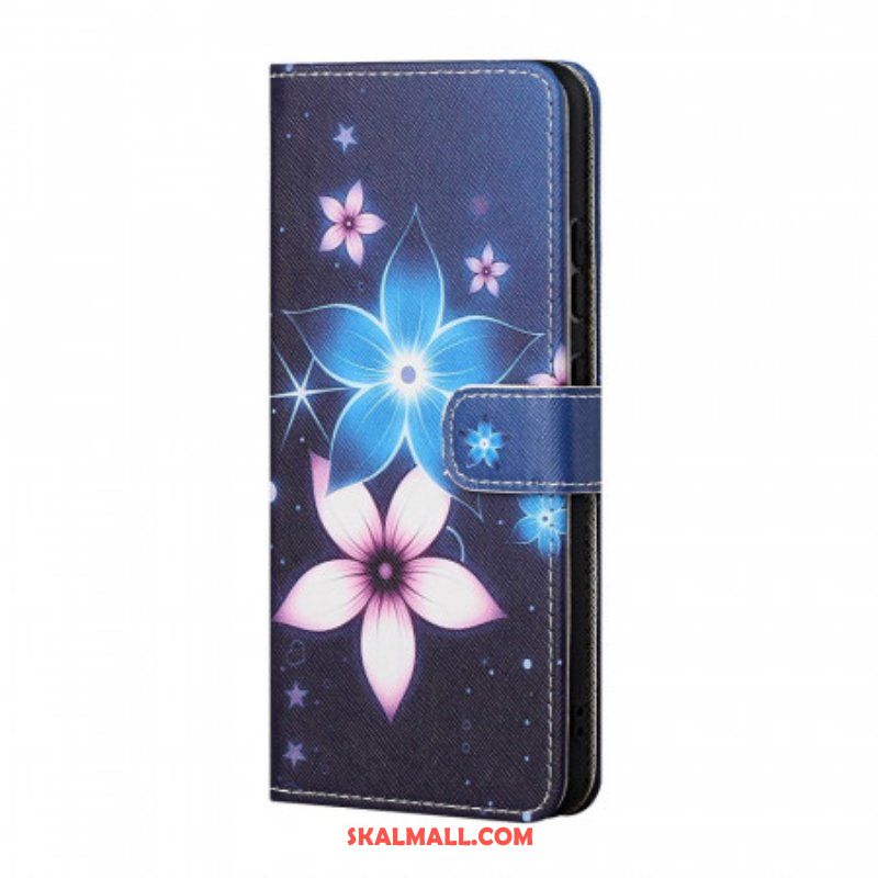 Fodral Samsung Galaxy A13 5G / A04s Med Kedjar Lunar Strap Blommor