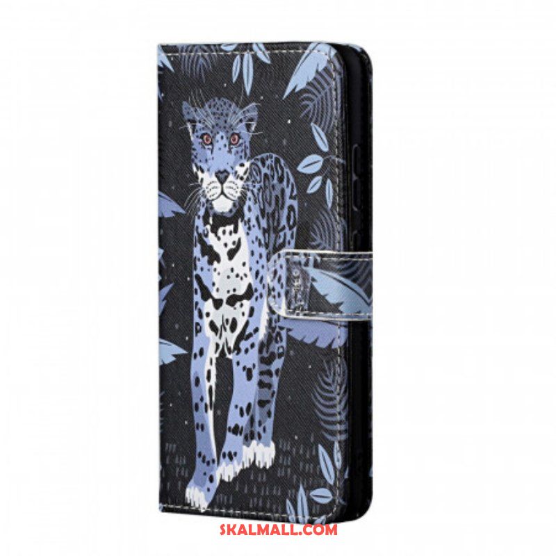 Fodral Samsung Galaxy A13 5G / A04s Med Kedjar Strappy Leopard