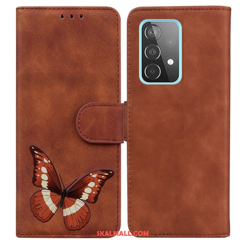 Fodral Samsung Galaxy A52 4G / A52 5G / A52s 5G Skin-touch Butterfly