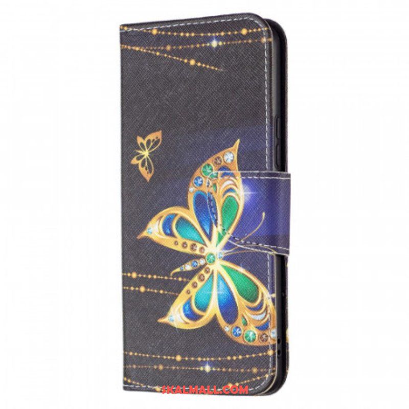 Fodral Samsung Galaxy A53 5G Gyllene Fjärilar