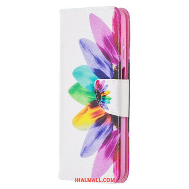 Fodral Samsung Galaxy M12 / A12 Akvarell Blomma