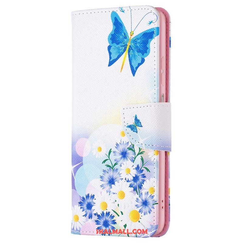 Fodral Samsung Galaxy M23 5G Akvarell Fjärilar
