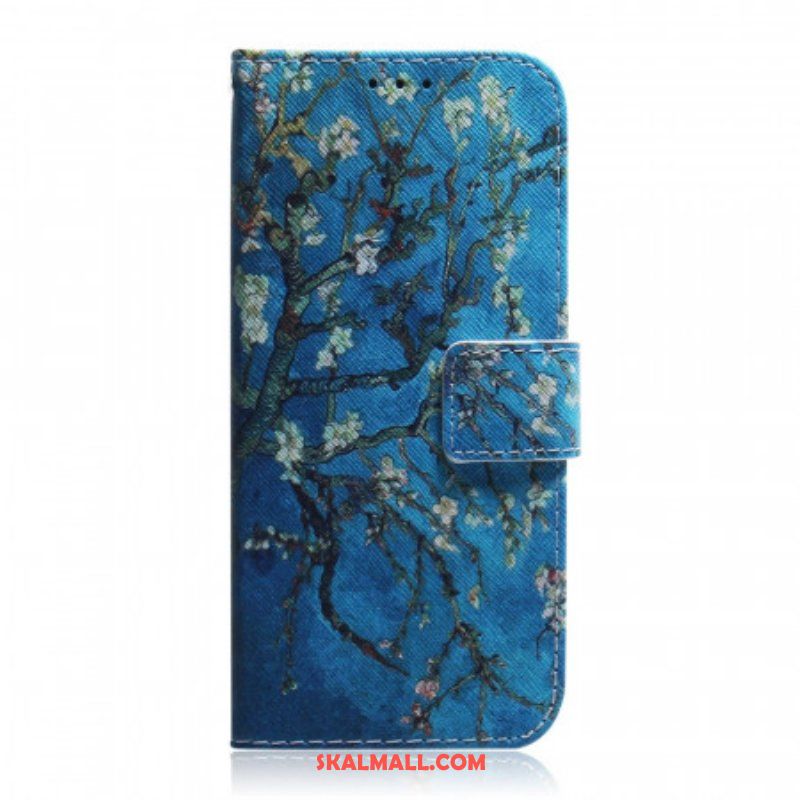 Fodral Samsung Galaxy M52 5G Midnatt Liljekonvalj