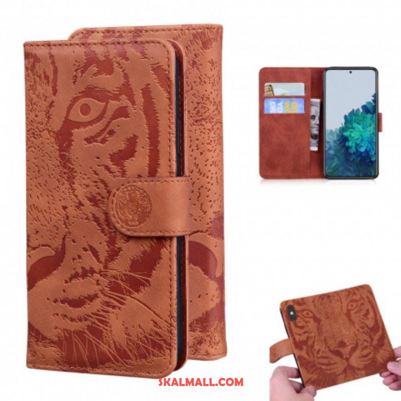 Fodral Samsung Galaxy S21 5G Tiger Face Print