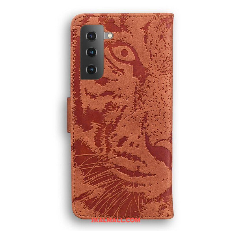 Fodral Samsung Galaxy S21 Plus 5G Tiger Face Print
