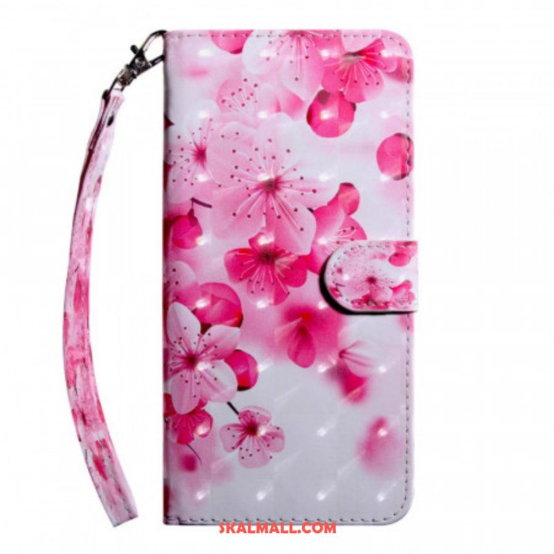 Fodral Samsung Galaxy S22 5G Rosa Blommor