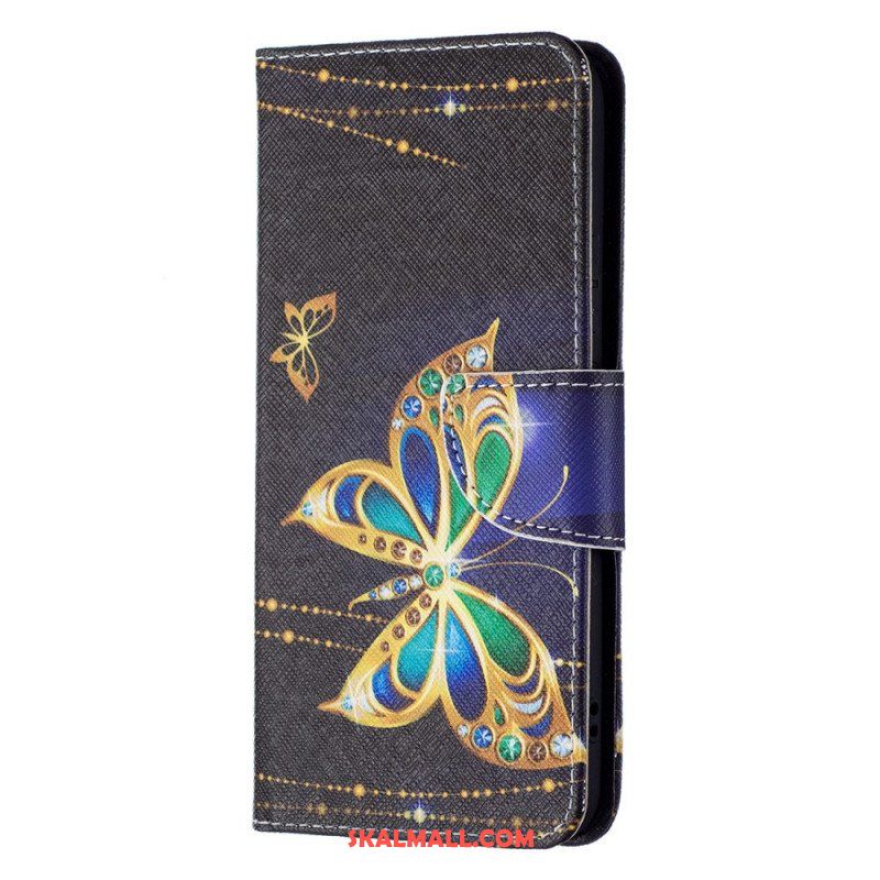 Fodral Samsung Galaxy S22 Plus 5G Gyllene Fjärilar