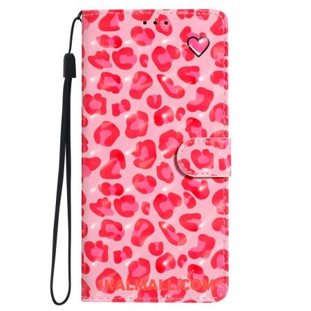 Fodral Samsung Galaxy S24 Ultra 5g Rosa Leopardtryck
