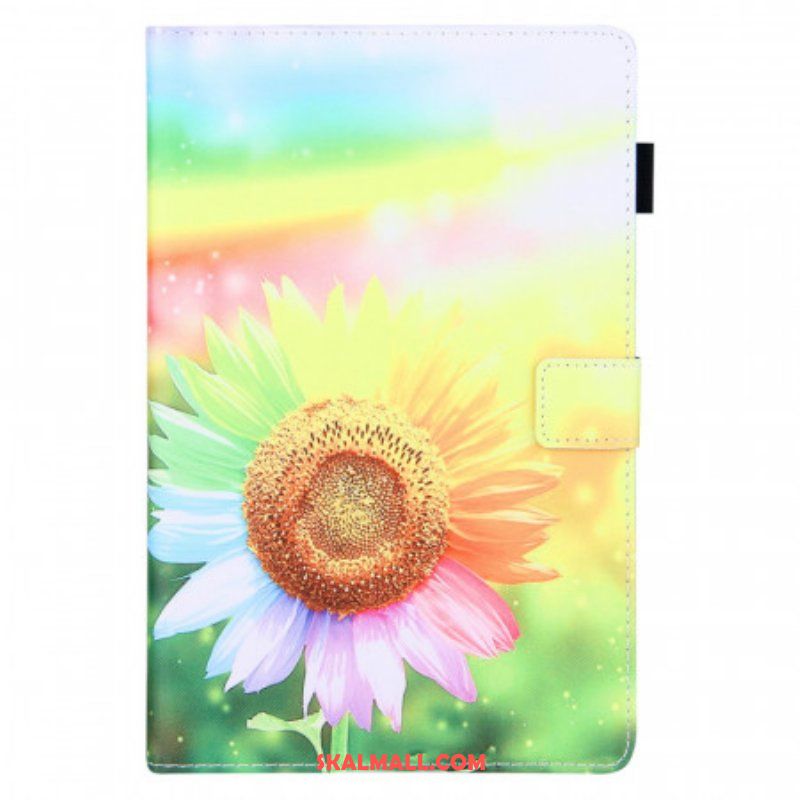 Fodral Samsung Galaxy Tab A8 (2021) Blommor I Solen