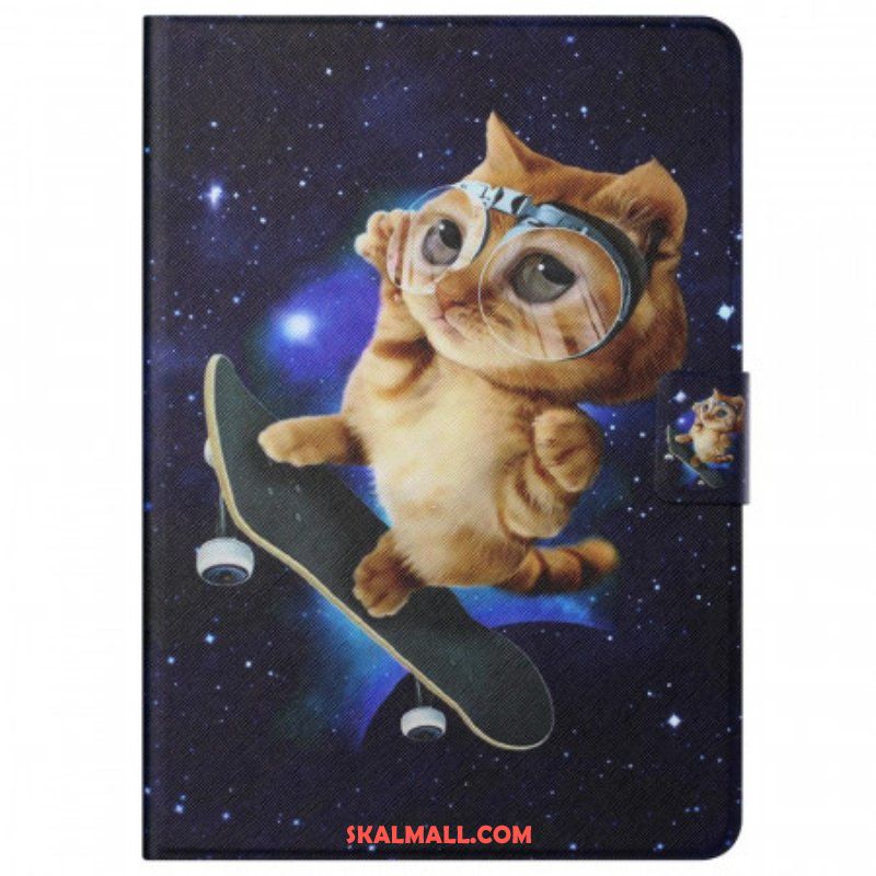 Fodral Samsung Galaxy Tab A8 (2021) Katt Skateboard